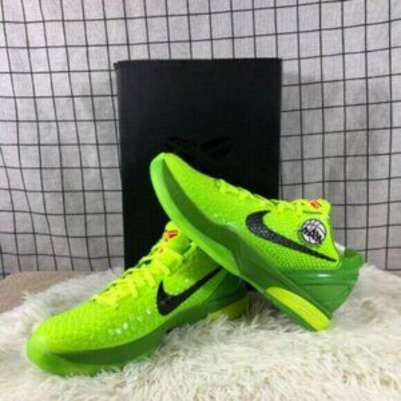 🌈🌈Nike Kobe 6 Grinches Protro Green - Picture 3 of 5